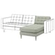 Option: LANDSKRONA Chaise longue, add-on unit, Gunnared light green/metal