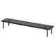 Option: LÅNESPELARE Monitor stand, black, 97x19 cm