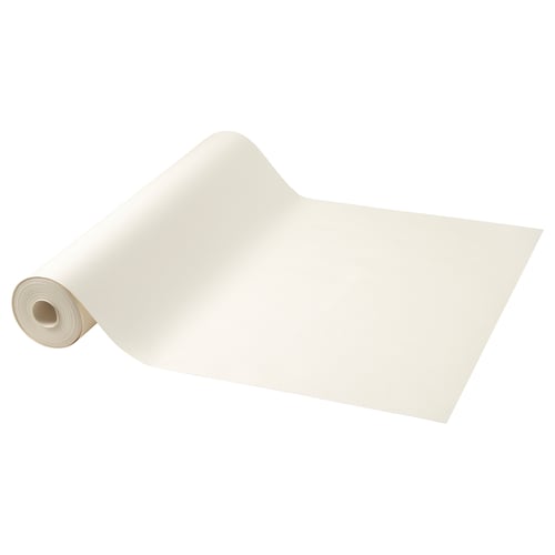 Roll of beige drawing paper, large, flat sheet, one end curled.