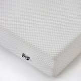 MALM Bed frame with mattress, grey stained/Åbygda firm, 160x200 cm