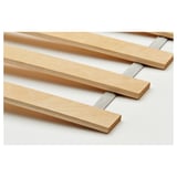 MALM Bed frame with mattress, grey stained/Vesteröy extra firm, 160x200 cm