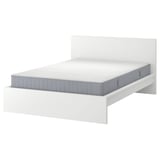 MALM Bed frame with mattress, white/Valevåg extra firm, 160x200 cm