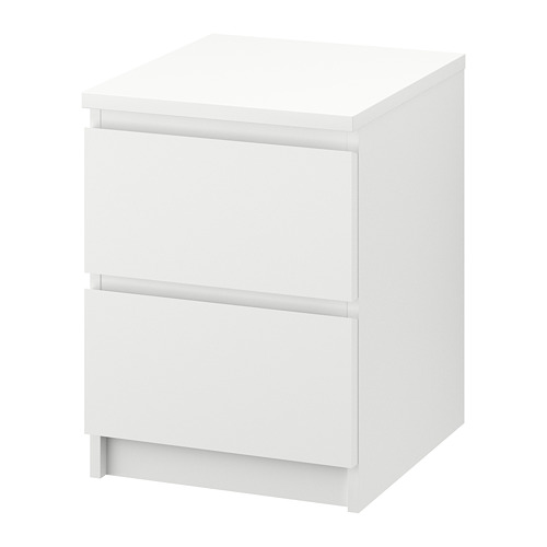 Malm Chest Of 2 Drawers White Ikea