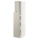 METOD / MAXIMERA Hc w p-o func 1dr/4drw, white/Stensund beige, 40x60x200 cm