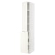 Option: METOD / MAXIMERA Hc w p-o func 3drw/1dr/2shlv, white/Vallstena white, 40x60x240 cm