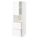 METOD white kitchen cabinet with drawers and shelves, modern design.