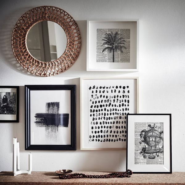 MISSVEDEN Mirror rattan IKEA