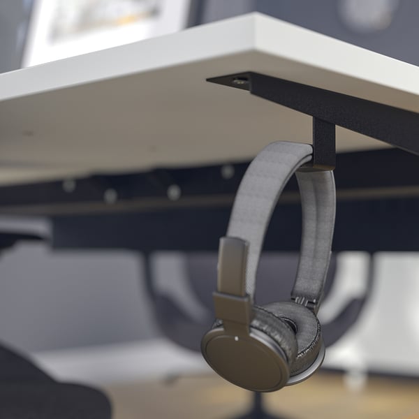 MITTZON Underframe for desk, black, 120/140/160x60 cm