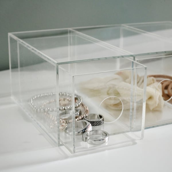 MOJAN Make-up storage with 3 drawers, 8.5x17 cm