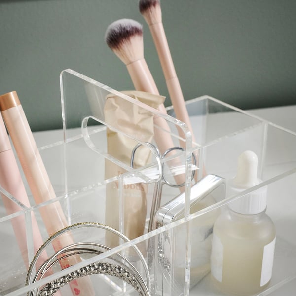 MOJAN Make-up storage with handle, 25x12 cm