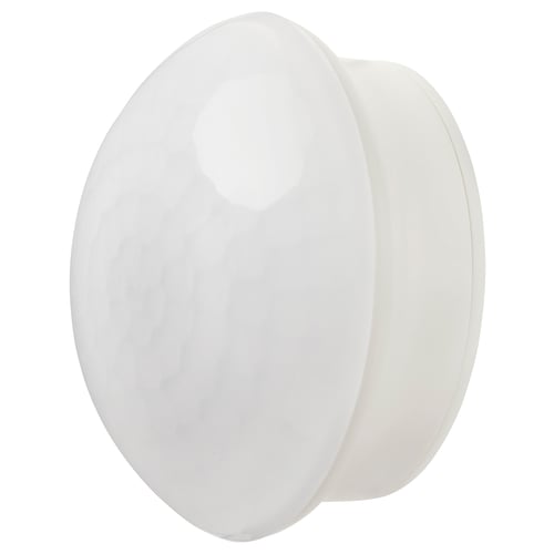 MOLGAN white sensor light. Circular shape, smooth design. Made of plastic. Auto-sensor function.