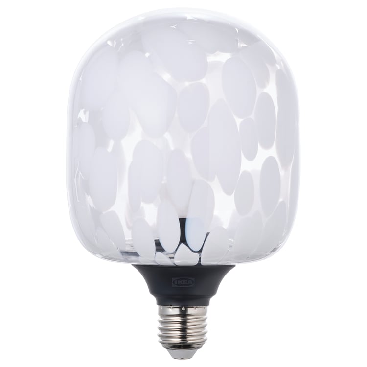 MOLNART لمبة LED E27 240 lumen, على شكل أنبوبي أبيض/زجاج شفاف, 120 مم ...