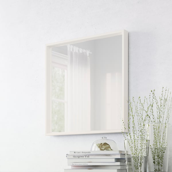 Nissedal مرآة أبيض 65x65 سم Ikea