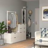 NORDLI Chest of 8 drawers, white, 160x169 cm