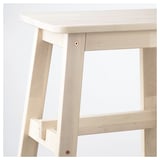 NORRÅKER Stool, birch, 45 cm