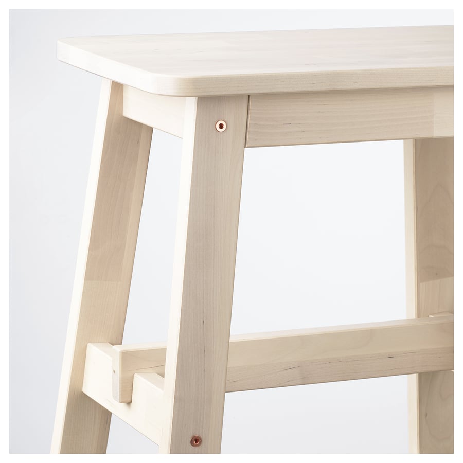 NORRÅKER stool, birch, 45 cm IKEA