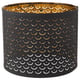 NYMÖ Lamp shade, black/brass-colour, 32 cm