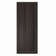 OXBERG Door, dark brown oak effect, 40x97 cm