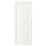 A white OXBERG door, simple in design, with a smooth rectangular panel and plain edges.