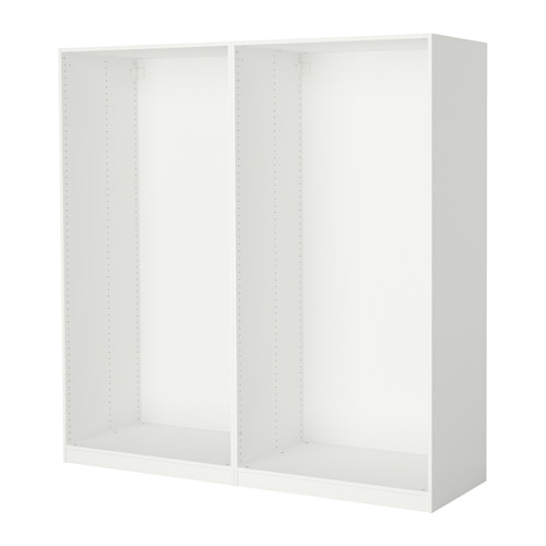 PAX 2 wardrobe frames white IKEA