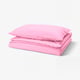PILTANDVINGE Duvet cover and pillowcase, pink, 150x200/50x80 cm