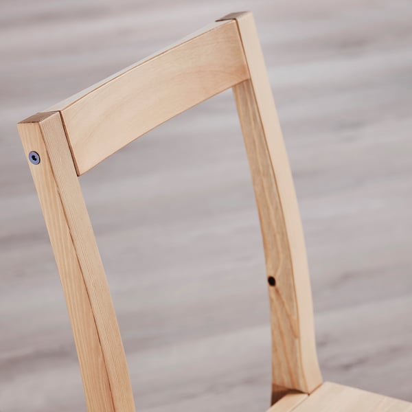 PINNTORP / PINNTORP Table and 4 chairs, light brown stained red stained/Katorp natural light brown stained, 125 cm