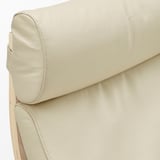 POÄNG Armchair, white stained oak veneer/Glose eggshell