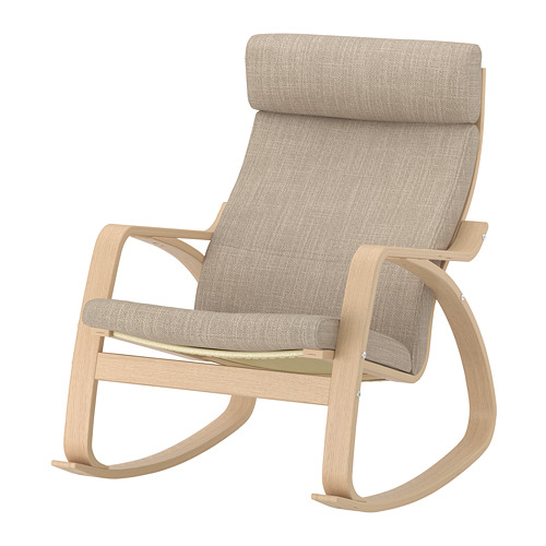 Poang Rocking Chair Hillared Beige Ikea