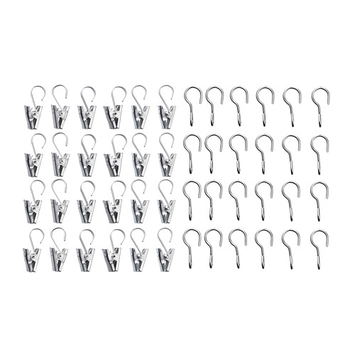 Riktig Curtain Hook With Clip Ikea
