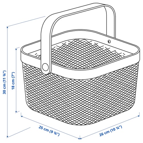 Illustration with measurements for the product: RISATORP.