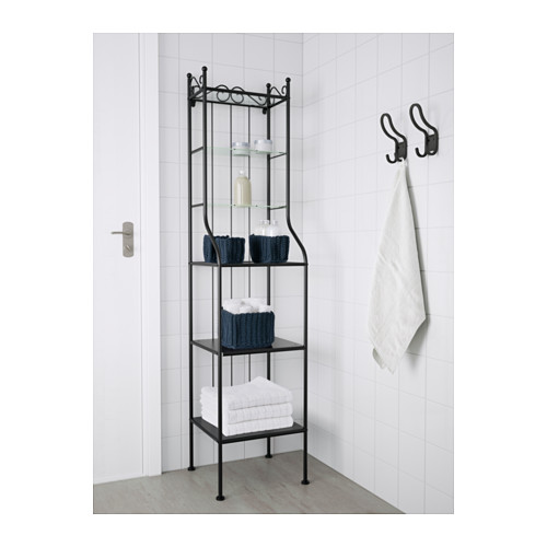 RÖNNSKÄR Shelving unit black IKEA