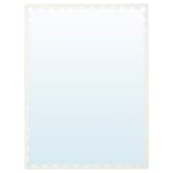 RUNDOXEL Mirror, white, 30x40 cm