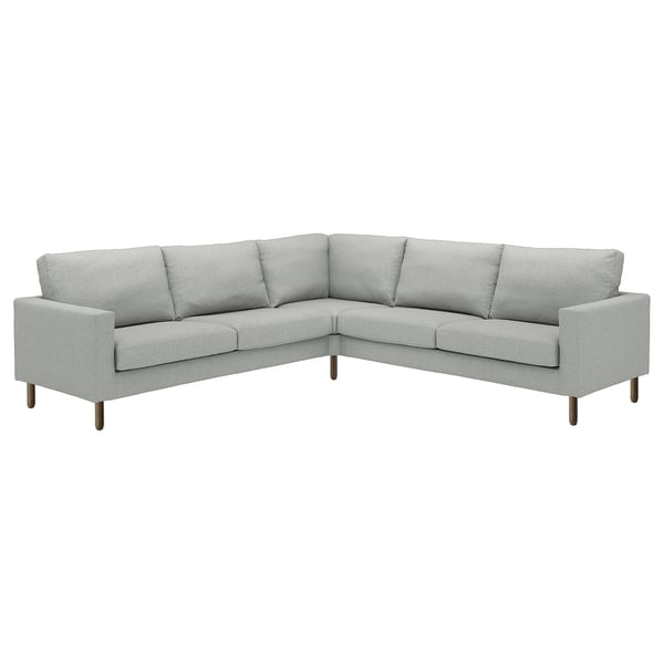 SALTSJÖBADEN Corner sofa, 4-seat, Tonerud grey