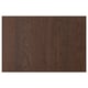 A dark brown wooden panel from SINARP, featuring oak veneer with a sleek, rectangular design.
