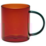 SKUGGSTUBB Mug, mixed colours brown/green, 41 cl