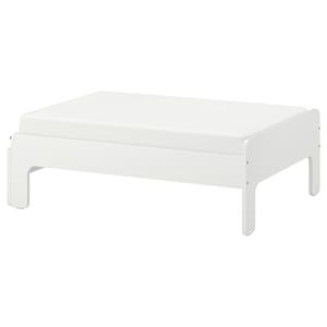 SLÄKT Extendable bed, white, 80x200 cm