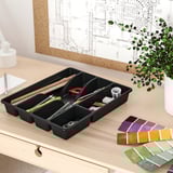 SMÄCKER Cutlery tray, anthracite, 31x26 cm