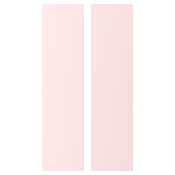 SMÅSTAD Door, pale pink, 30x120 cm