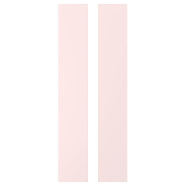 SMÅSTAD Door, pale pink, 30x180 cm