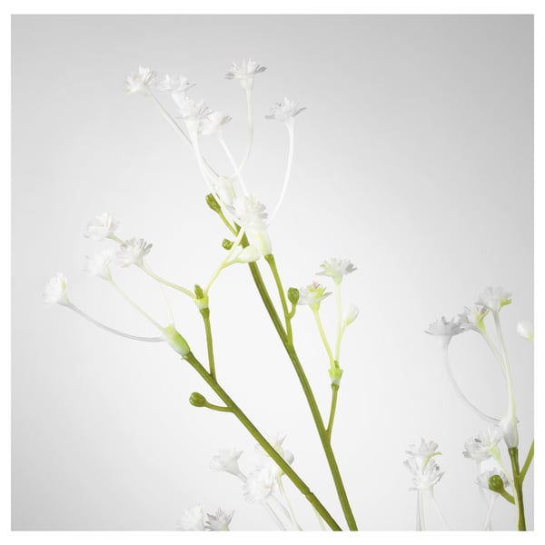 SMYCKA Artificial flower, Baby’s breath/white, 60 cm