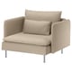 SÖDERHAMN Armchair, Kelinge beige