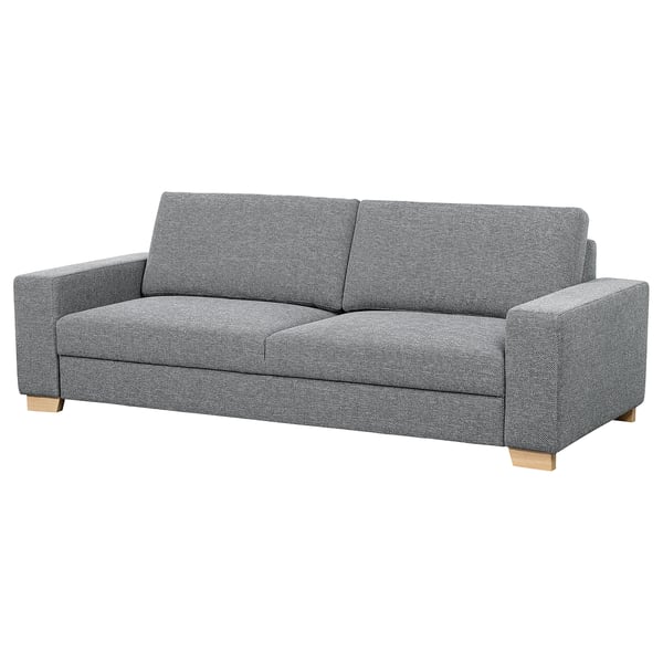 SÖRVALLEN 3-seat sofa, Lejde grey/black