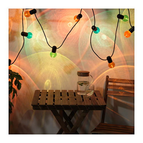 SOLVINDEN LED lighting chain with 12 bulbs - IKEA