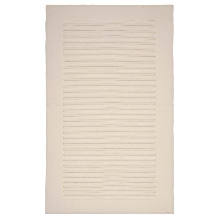 SOMMARFLOX مفرش طاولة, أصفر غامق/بيج, ‎145x240 سم‏ IKEA