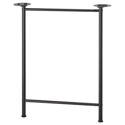 SPÄND Leg, black, 70 cm