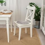 STEIVOR Sheepskin chair pad, grey, 35 cm