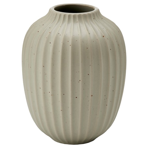 STJÄRNLUDD Vase, green, 12 cm