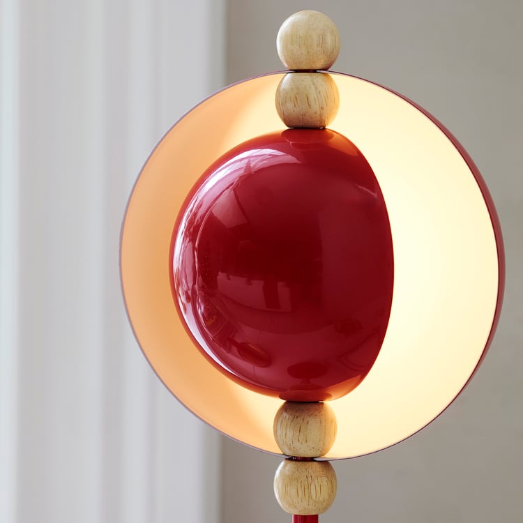 Lampe à LED IKEA STRALA – Suspension Design Métal Rouge, Décoration Intérieure