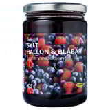 SYLT HALLON & BLÅBÄR Rasp- and blueberry jam, organic, 425 g