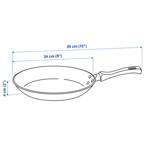 Illustration with measurements for the product: TAGGHAJ.